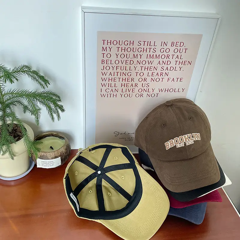 Kids Baseball Cap with Letter Printing, Green, 1-10 Years — feature 7