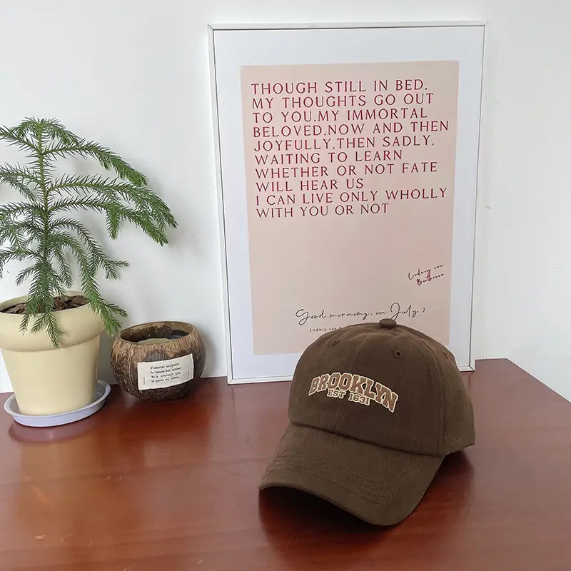 Kids Baseball Cap with Letter Printing, Green, 1-10 Years - Image 3