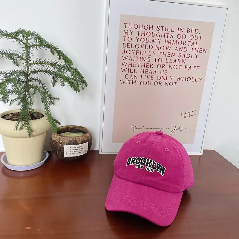 Kids Baseball Cap with Letter Printing, Green, 1-10 Years - Image 5