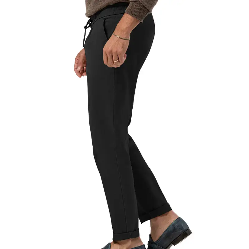 Men Green Straight Cut Casual Pants Large — feature 12