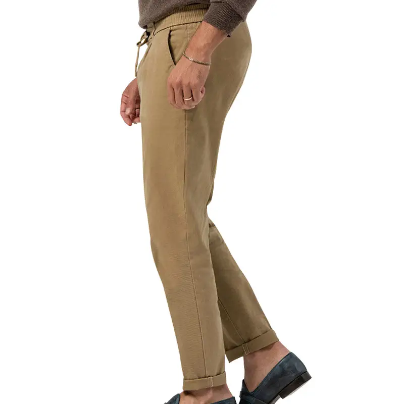 Men Green Straight Cut Casual Pants Large — feature 24