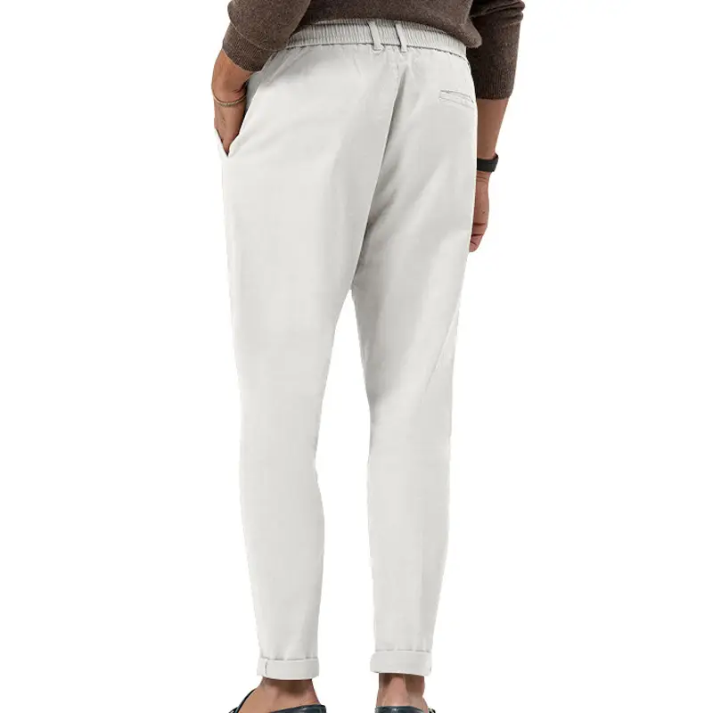 Men Green Straight Cut Casual Pants Large — feature 9