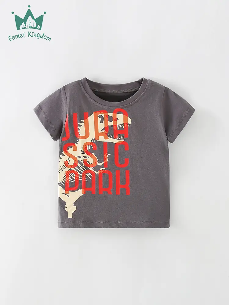 Jupe Graphic Boys T-Shirt Grey Short Sleeve - Image 2