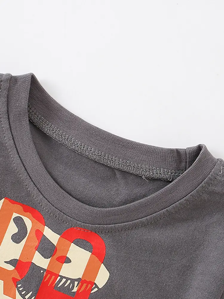 Jupe Graphic Boys T-Shirt Grey Short Sleeve - Image 3