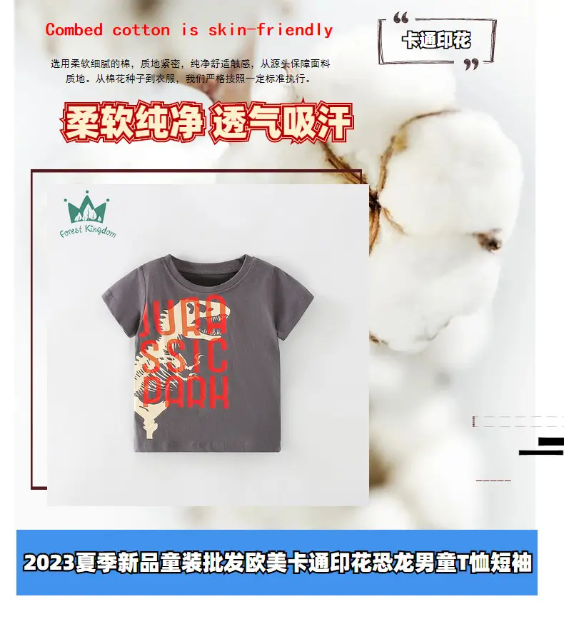 Jupe Graphic Boys T-Shirt Grey Short Sleeve — feature 34
