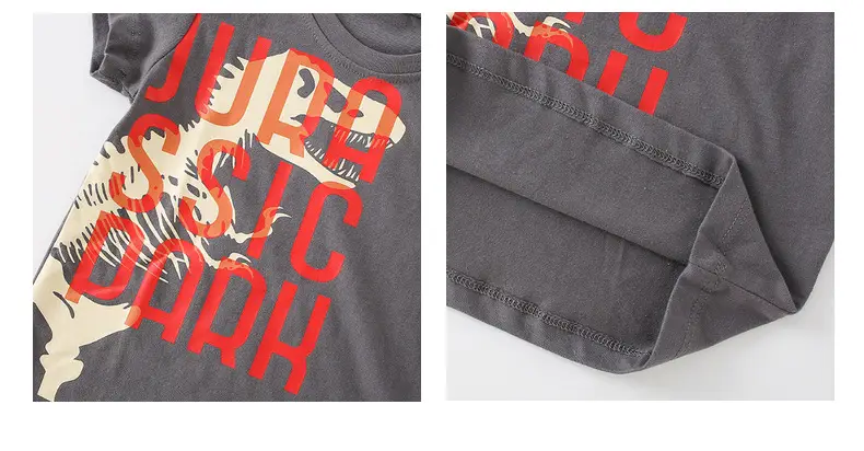Jupe Graphic Boys T-Shirt Grey Short Sleeve — feature 43