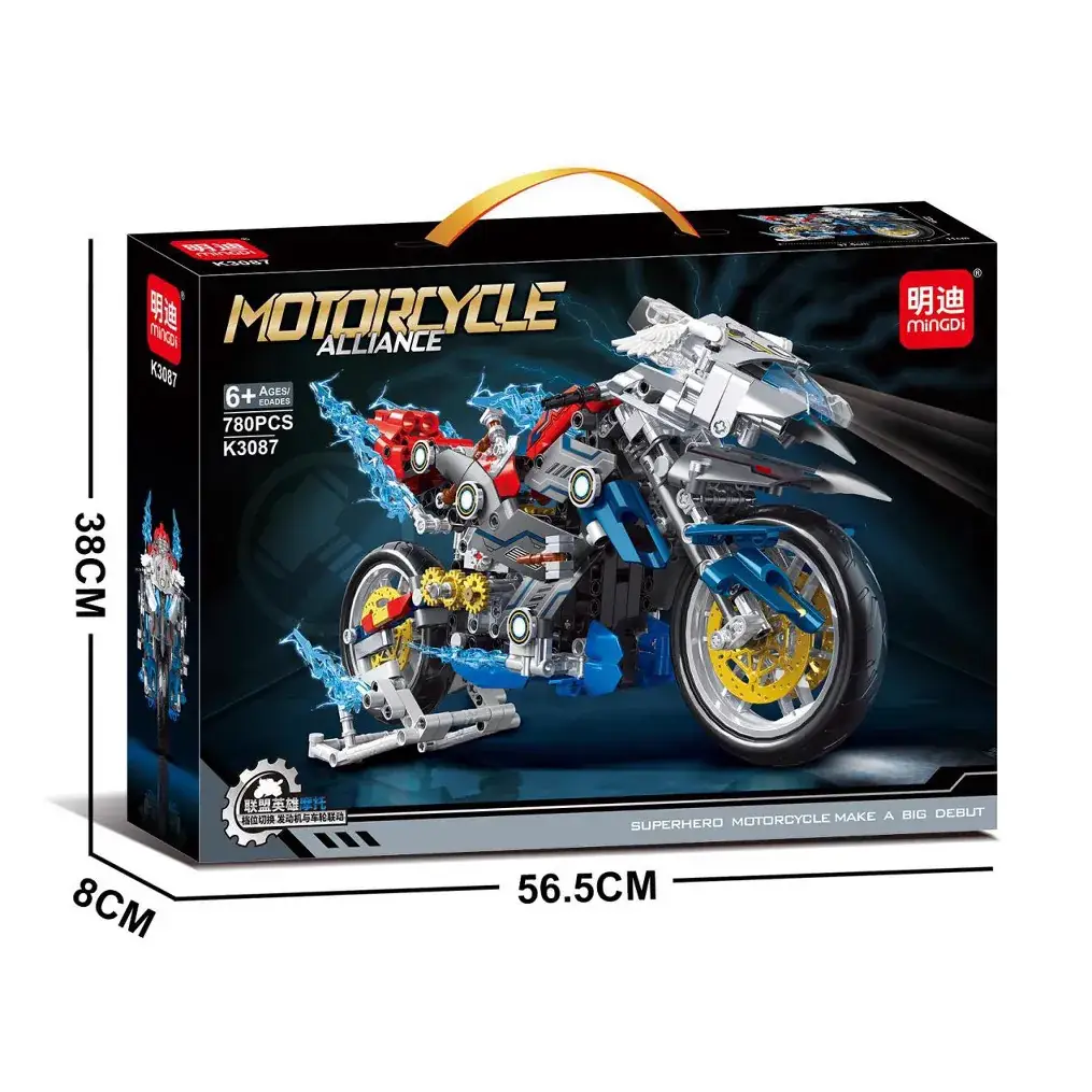 Lego Motorcycle Toy for Boys 86 Pieces - Image 3