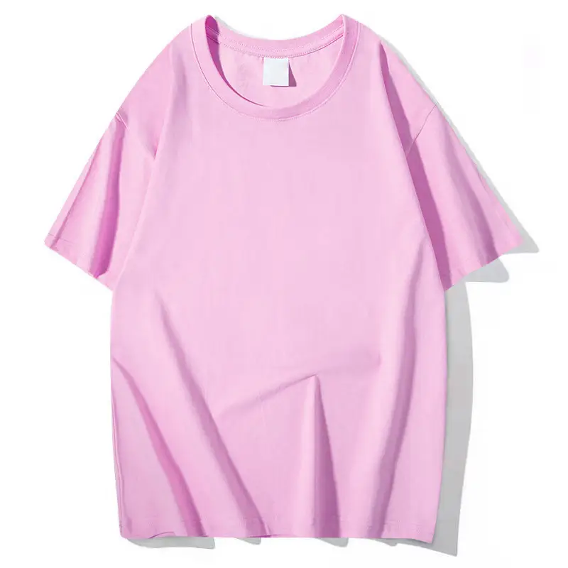 Men Navy Blue Loose Fit T-Shirt 260g Cotton - Image 5