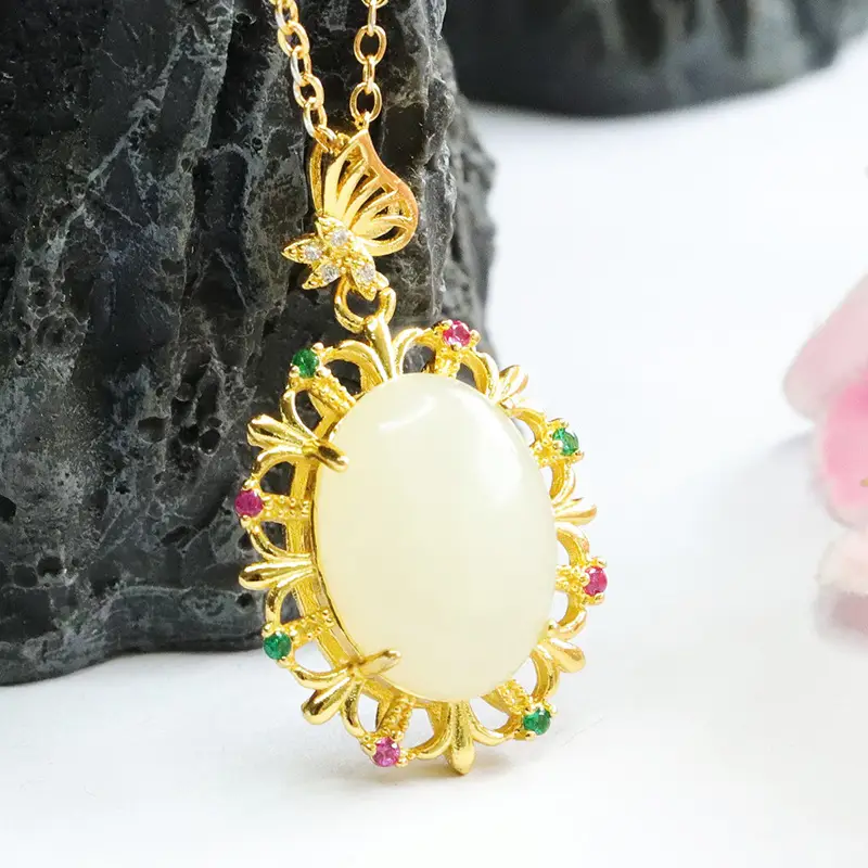 Guan Yu Jade Pendant Necklace for Women — feature 12