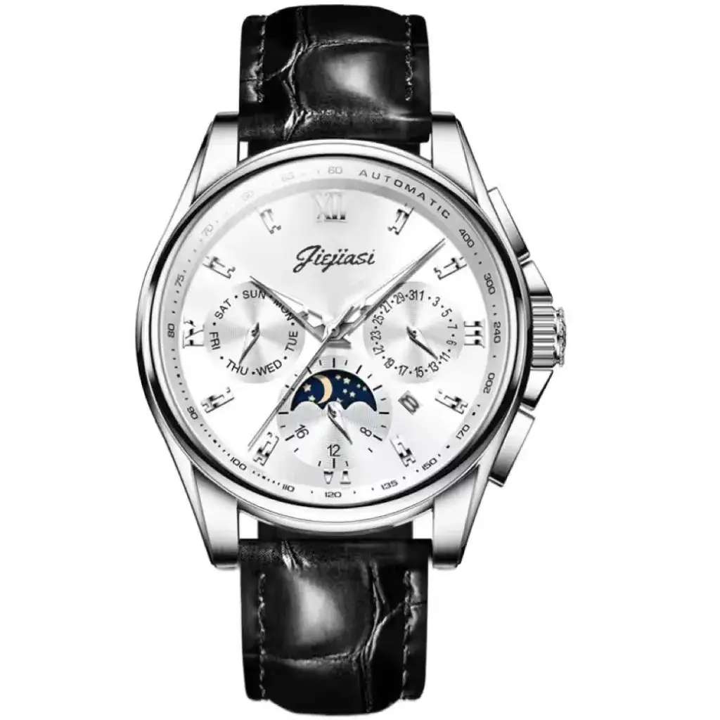 Men's Waterproof Luminous Calendar Watch Rose Gold Automatic - Image 2