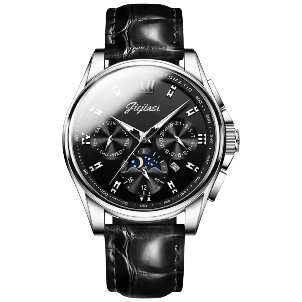 Men's Waterproof Luminous Calendar Watch Rose Gold Automatic - Image 4