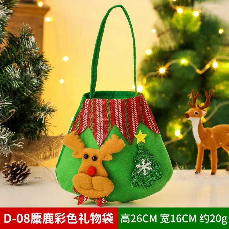 Christmas Apple Bag with Snowman Nose Decoration - Image 31