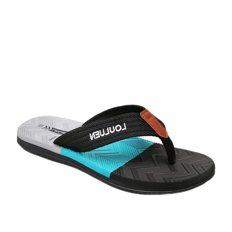 Fujian big manufacturers 2023 Summer new slippers men's outdoor fashion casual beach men's flip flops batch hairpin - Image 7