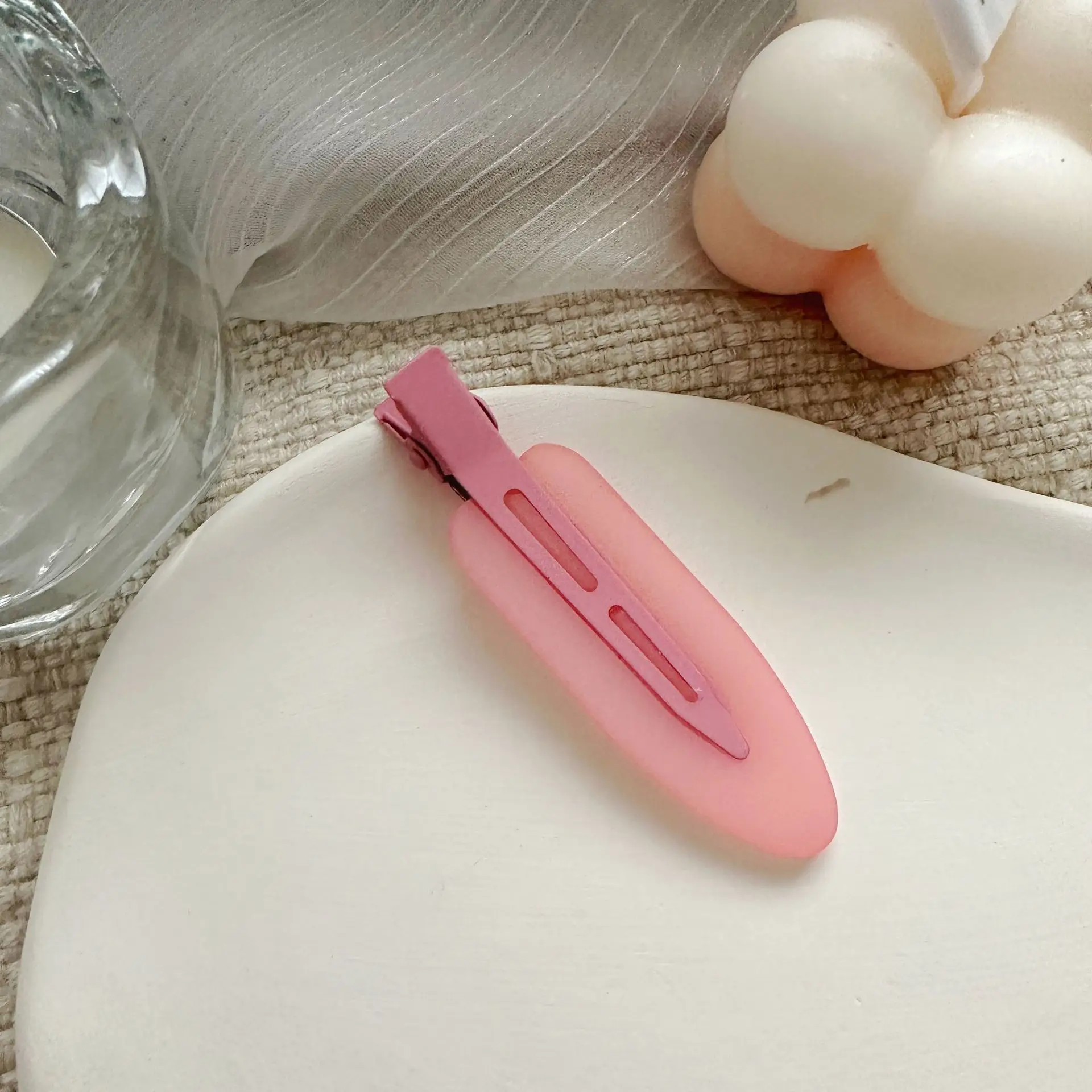 Japanese Korean Sweet Candy Color Hair Clips Non-Pressure Age-Reducing