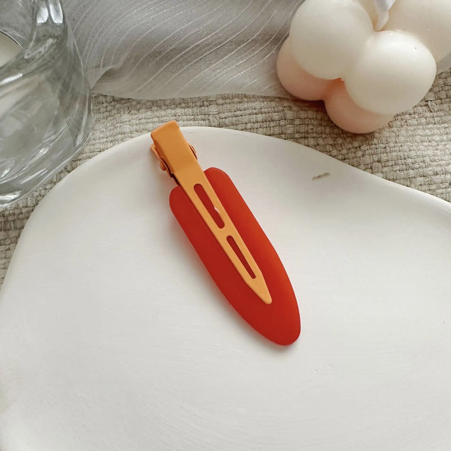Japanese Korean Sweet Candy Color Hair Clips Non-Pressure Age-Reducing