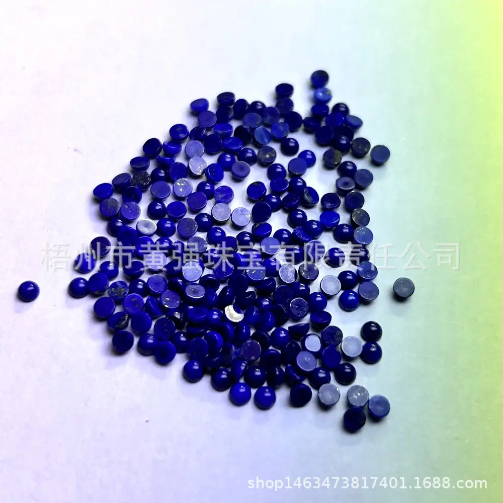 Natural Lapis Lazuit Round Face Stones 1-3mm - Image 5