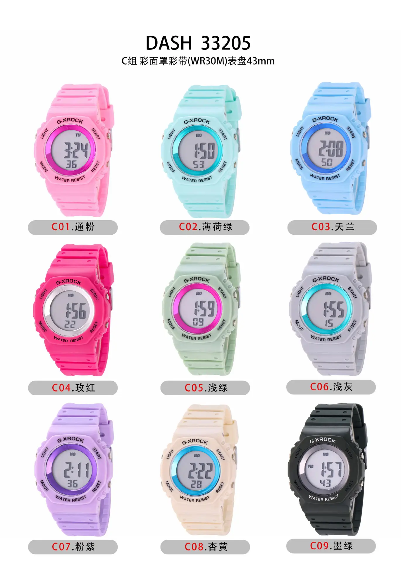 Waterproof Digital Watch for Men Women Male Female — feature 9