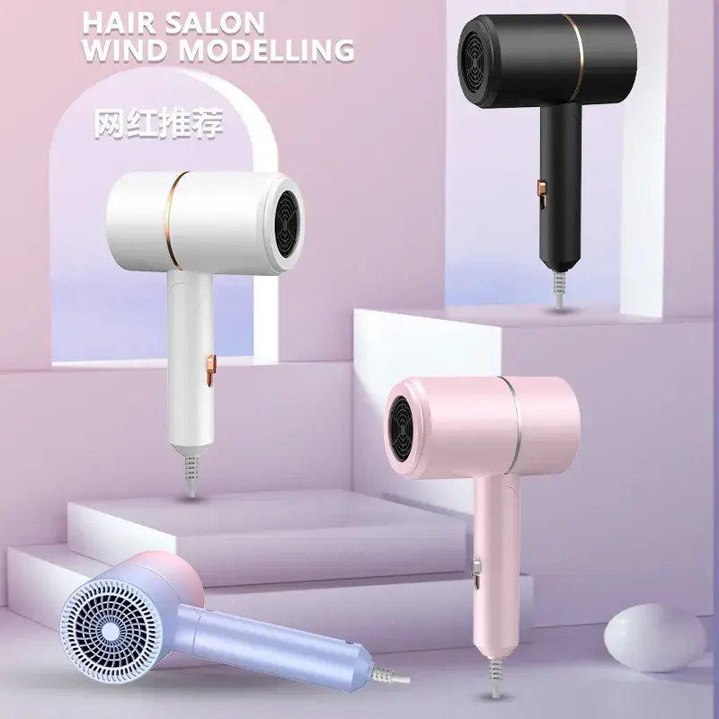 Electric Hair Dryer White High Power Student Hair Dryer - Image 6