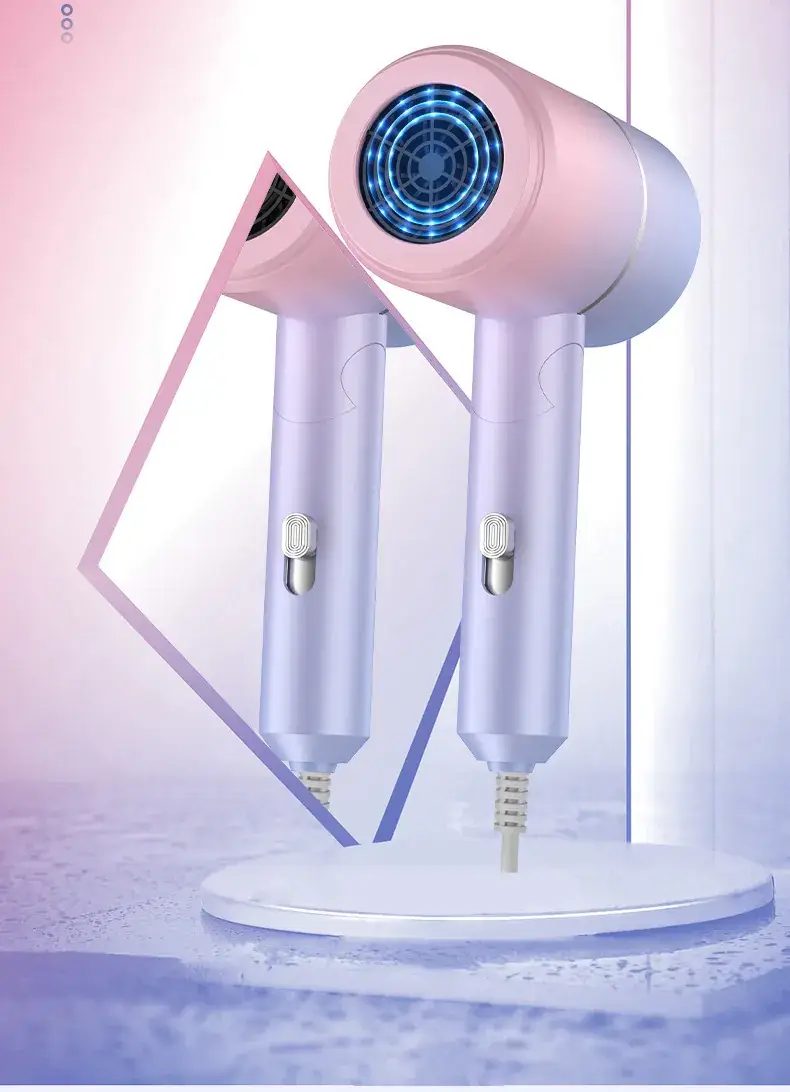 Electric Hair Dryer White High Power Student Hair Dryer — feature 7