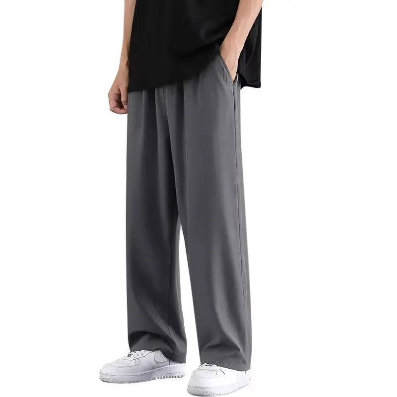 Men's Ice Silk Loose Fit Summer Pants