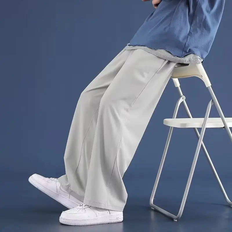 Men's Ice Silk Loose Fit Summer Pants — feature 6
