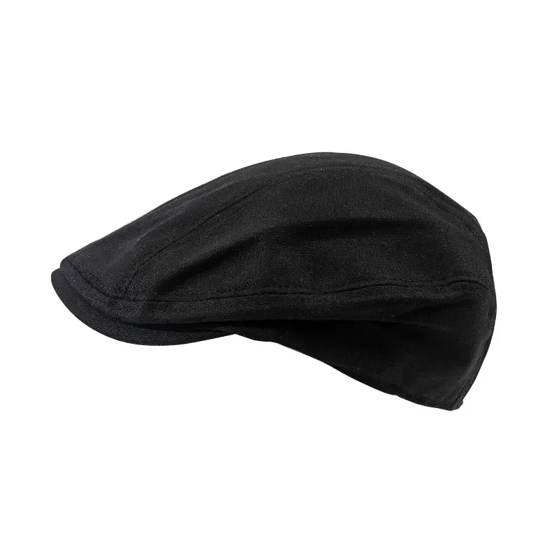 Black British Retro Forward Cap for Women