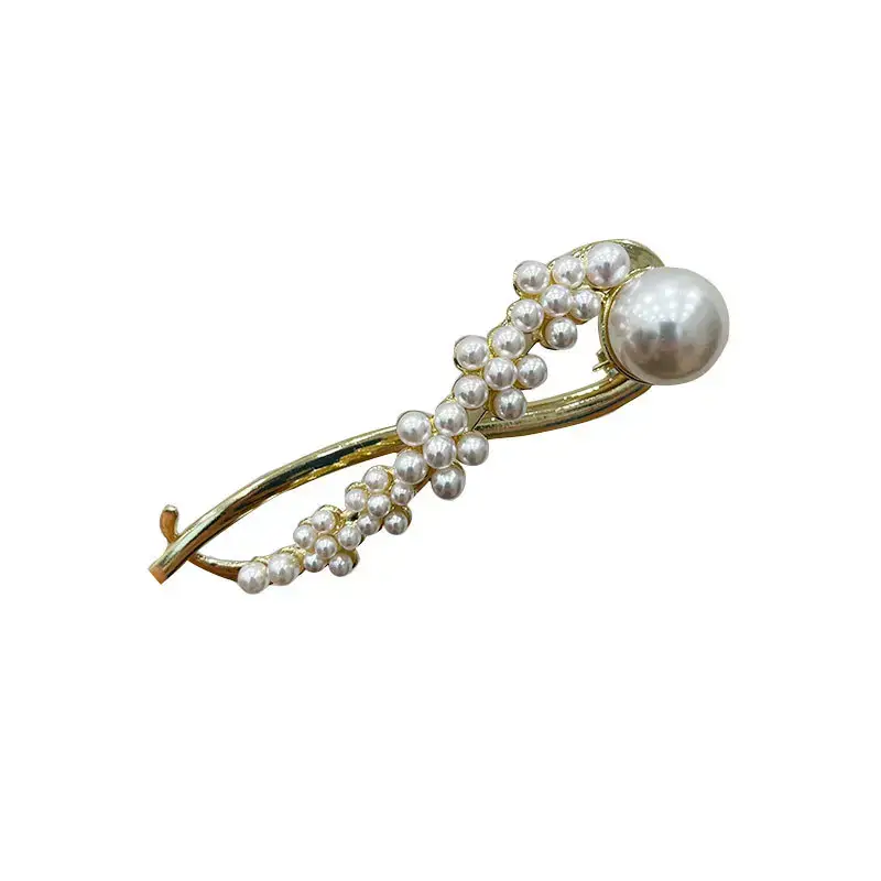 Pearl Hairpin for Women Back Head Updo High Grade Clip - Image 7
