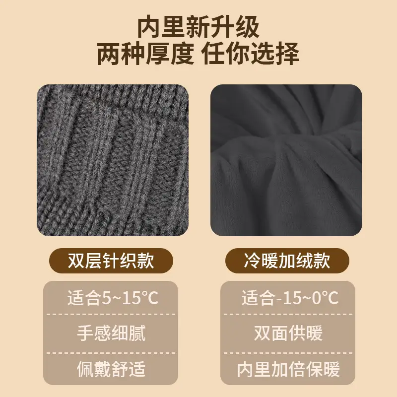 Winter Knitted Men's Hat with Warm Ear Protection - Image 10