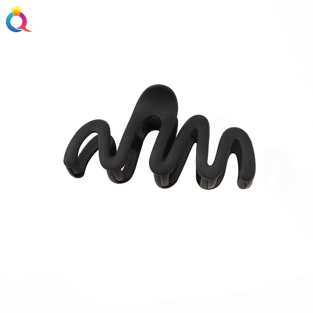 Black Wave Hair Clip for Volume & Multi-Use Hair Accessories