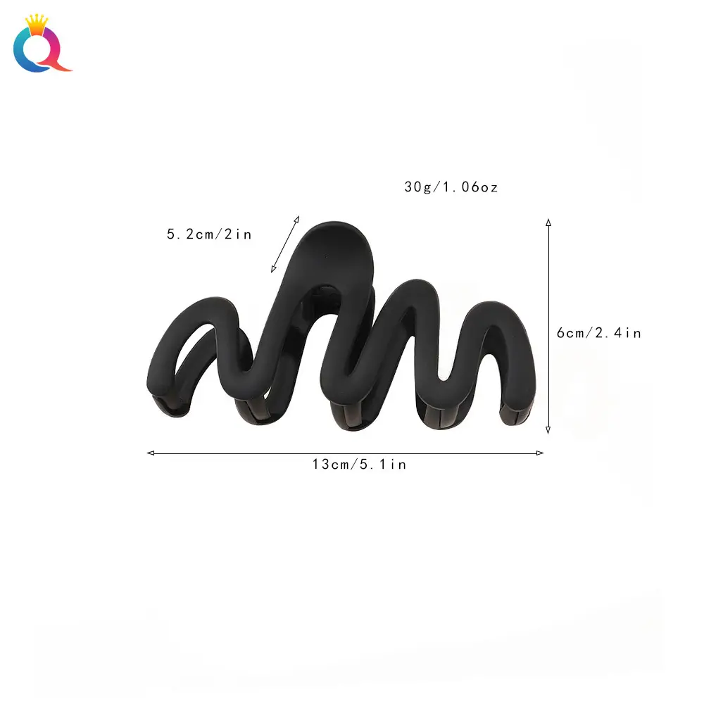 Black Wave Hair Clip for Volume & Multi-Use Hair Accessories — feature 19