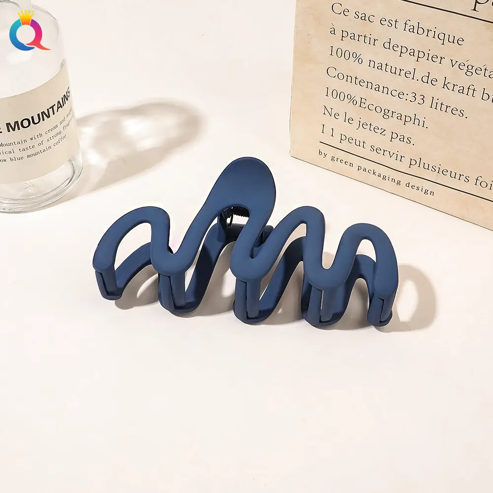 Black Wave Hair Clip for Volume & Multi-Use Hair Accessories