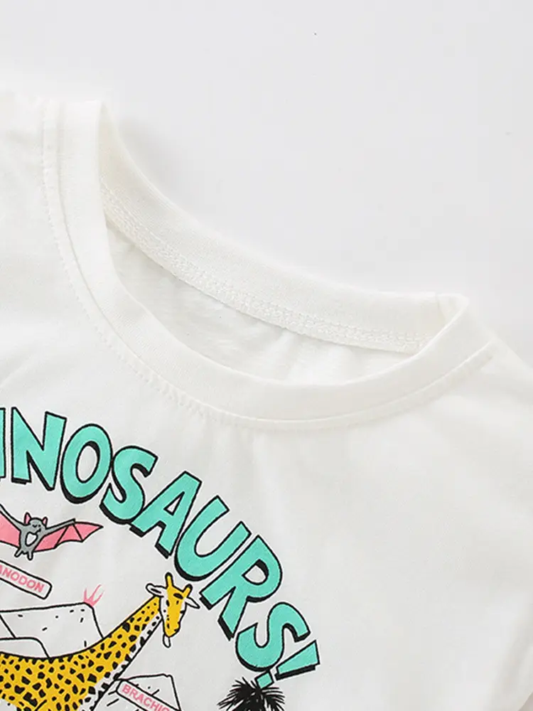 Boys Cotton Long Sleeve T-Shirt Cartoon Print 2023 - Image 3