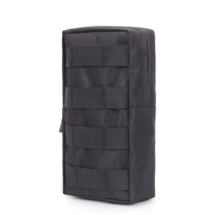 Tactical Mobile Phone Bag Black Zipper Small - Image 6