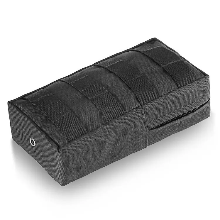 Tactical Mobile Phone Bag Black Zipper Small - Image 7