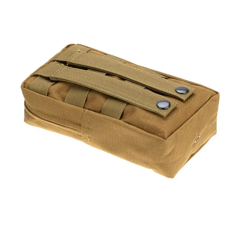 Tactical Mobile Phone Bag Black Zipper Small - Image 2