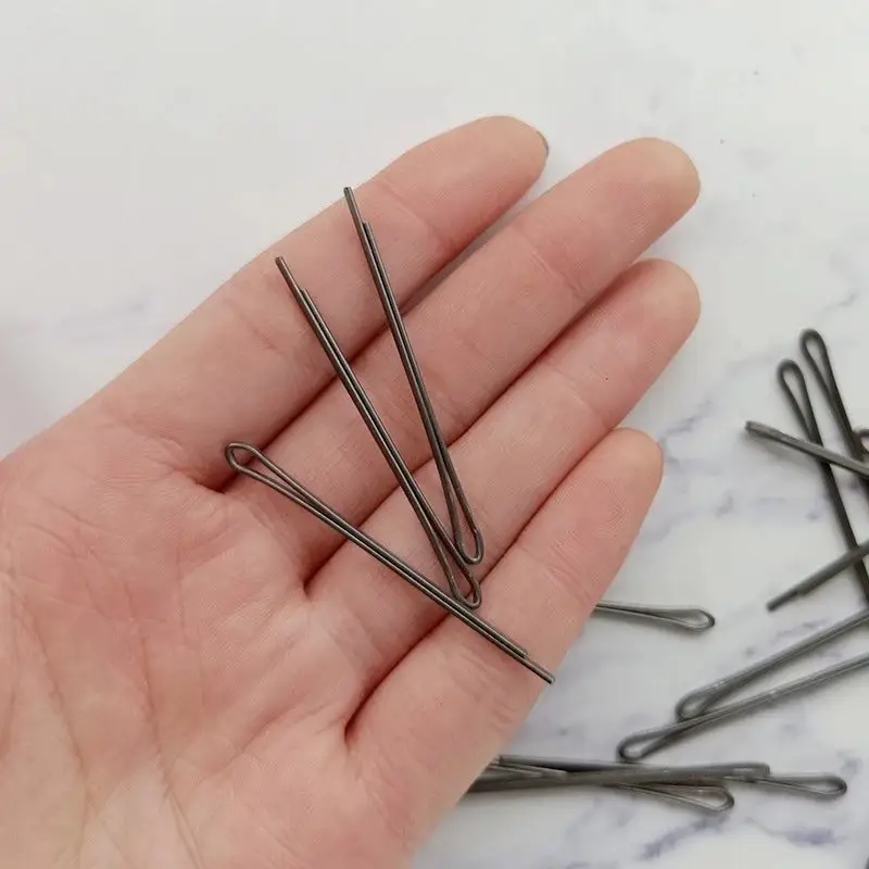 Old Steel Hair Clips Studio Makeup Artist Clips - Image 3