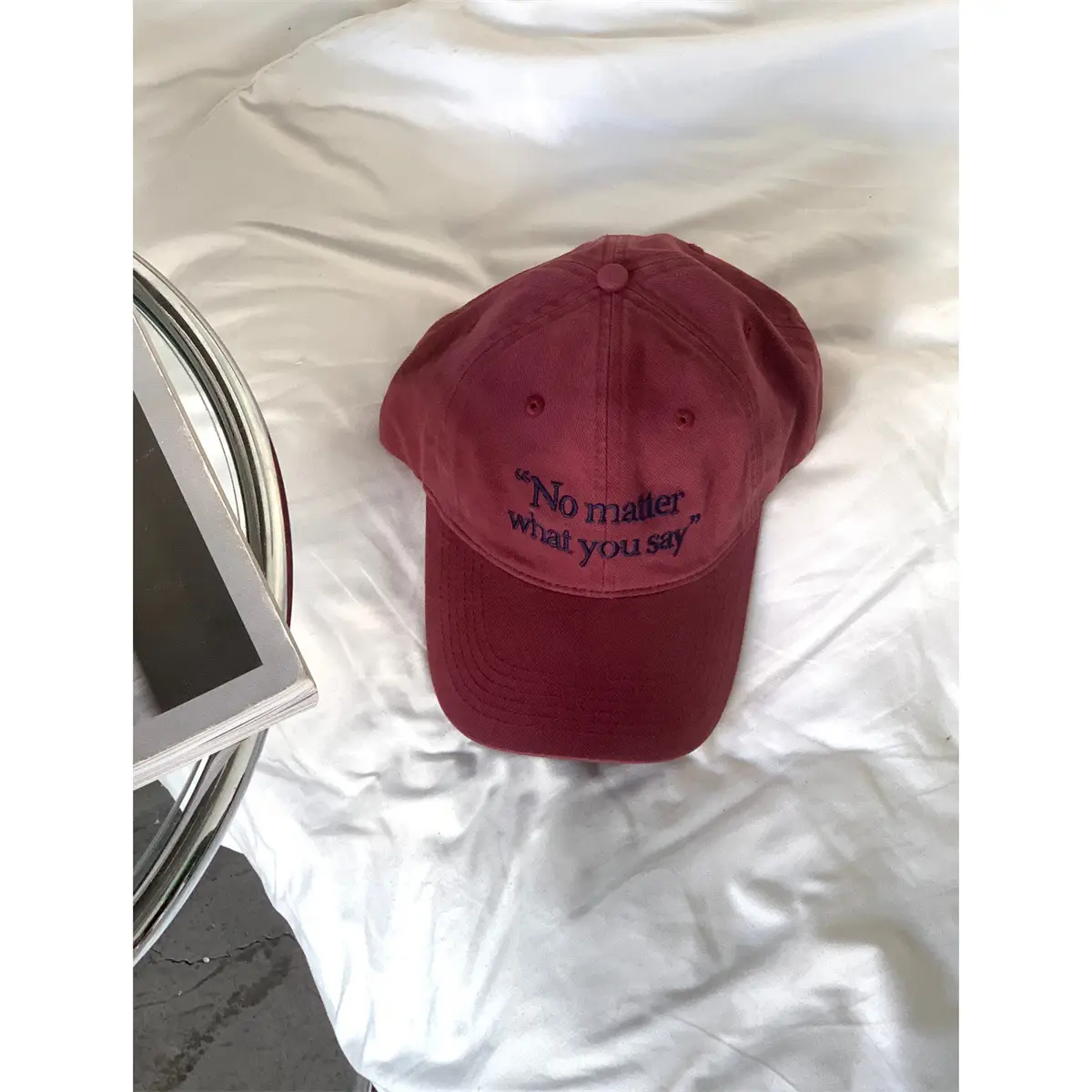 No Mialt With You Brown Baseball Cap - Image 4