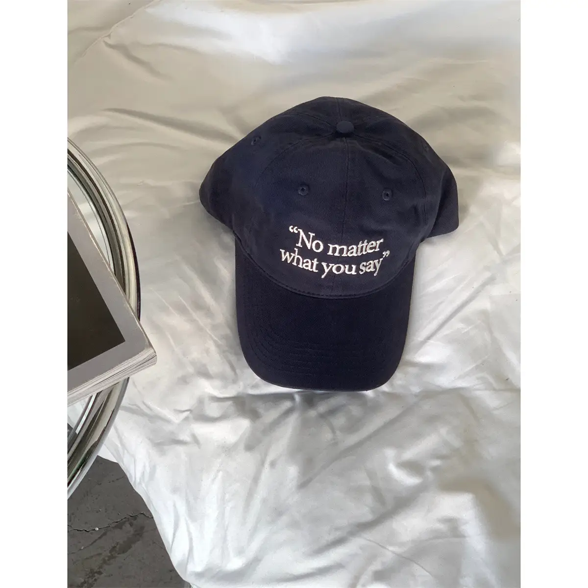 No Mialt With You Brown Baseball Cap - Image 5