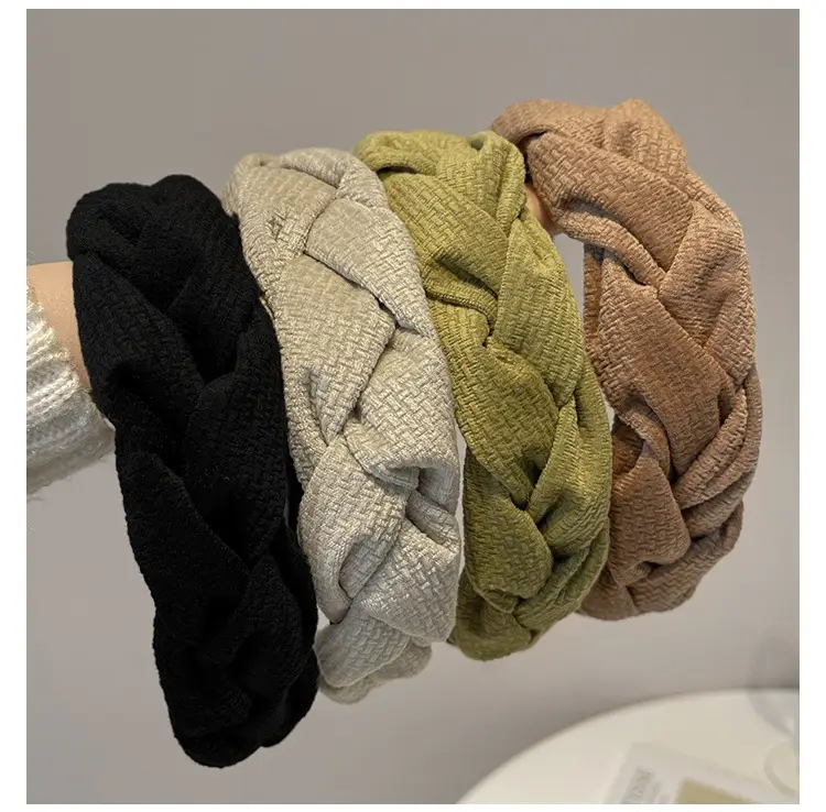 New Autumn Suede Woven Hairpin for Women — feature 9