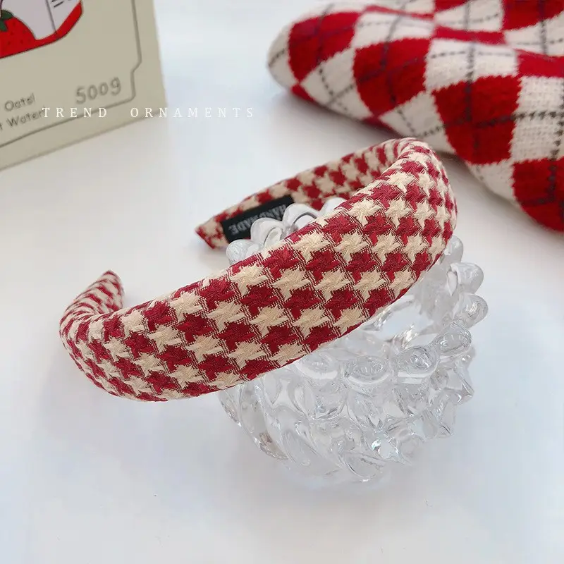 Pink Velvet Anti-Slip Headband for Women - Image 10