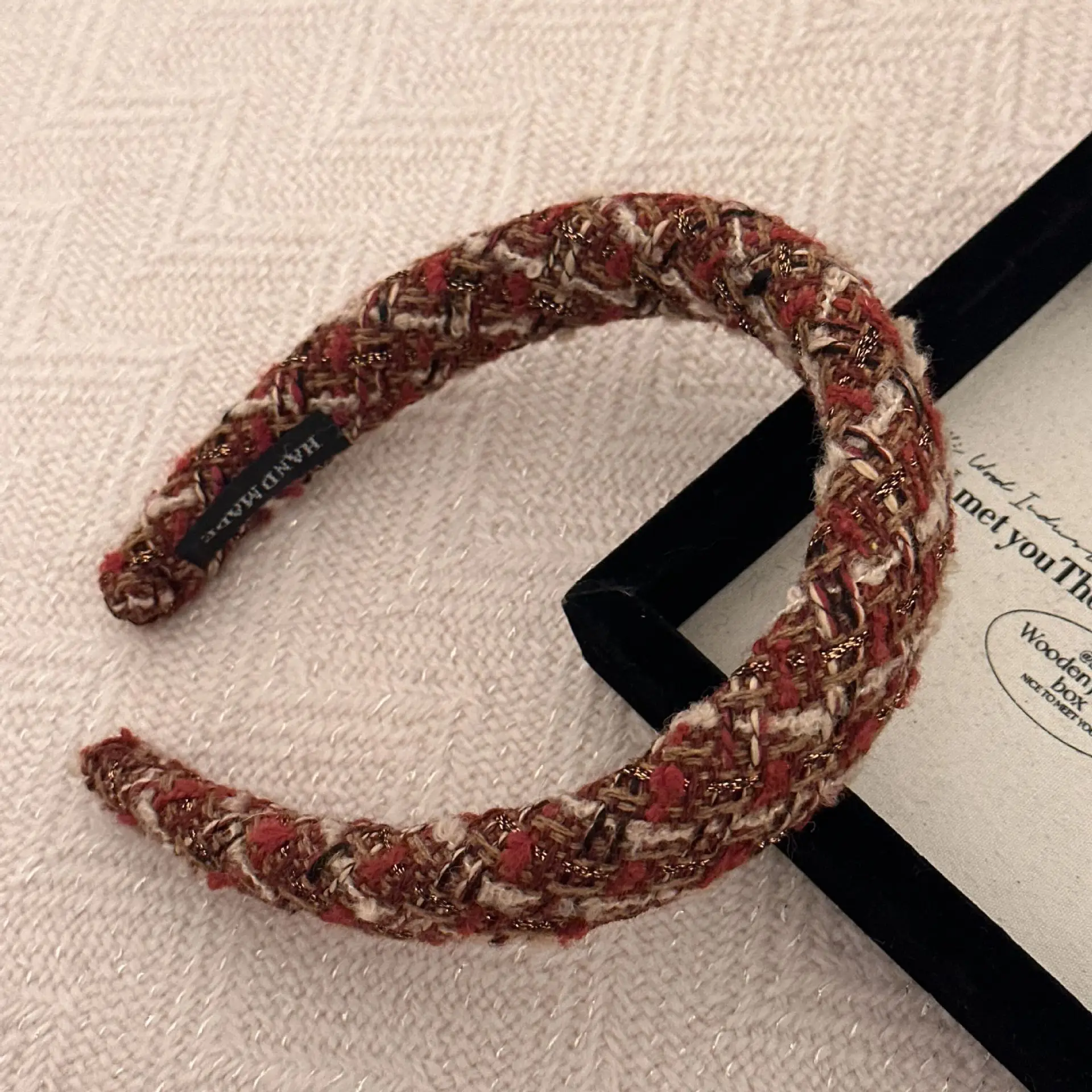 Pink Velvet Anti-Slip Headband for Women - Image 20