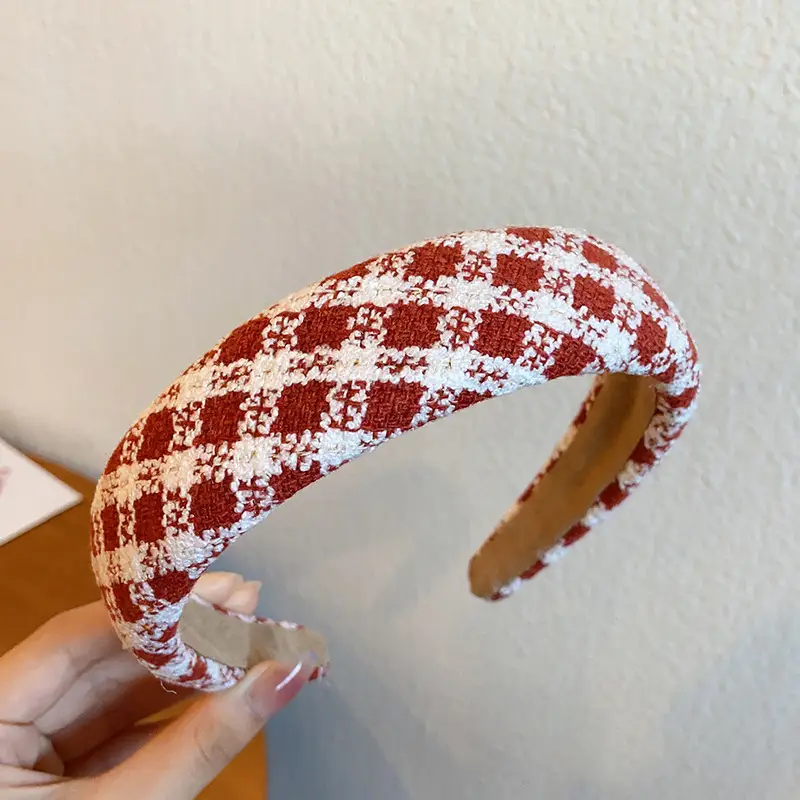 Pink Velvet Anti-Slip Headband for Women - Image 8