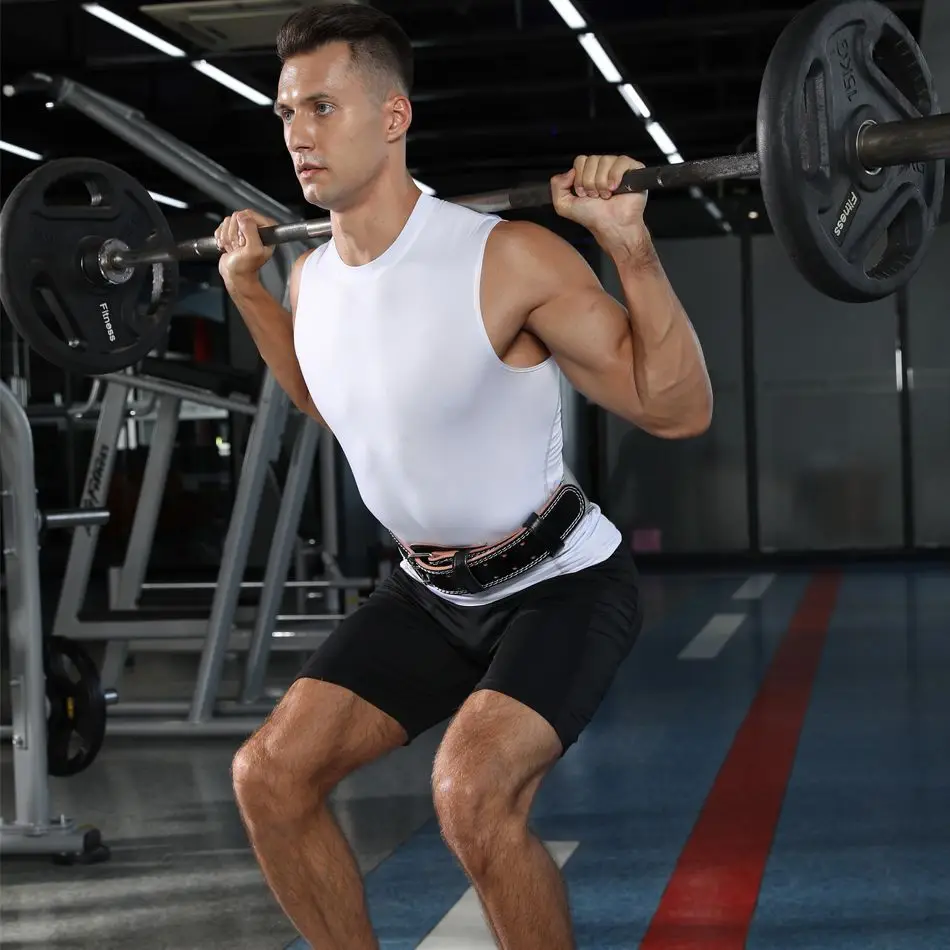 Shade Hard Pull PU Leather Gym Belt for Men — feature 6