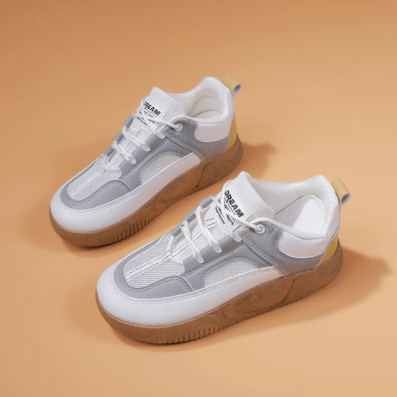 Women's Blue Orange Platform Sneakers 2023 - Image 6