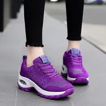 Women's Blue Orange Platform Sneakers 2023 — feature 9