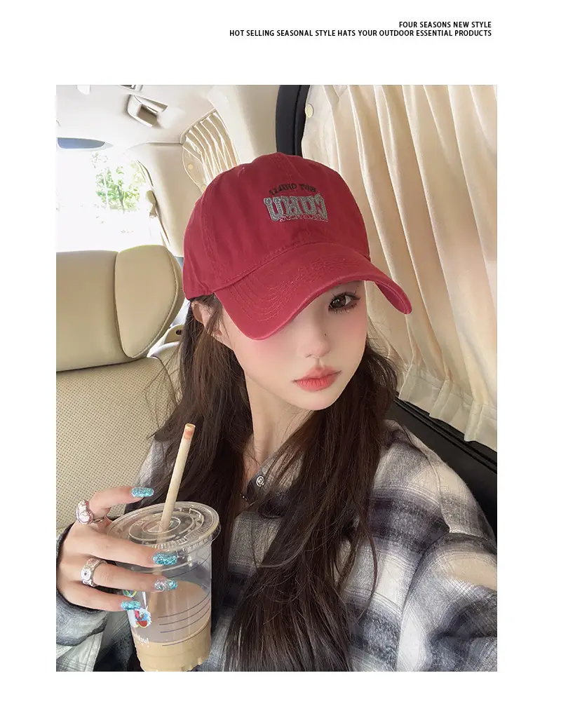 Women's New Letter Embroidered Baseball Cap — feature 10