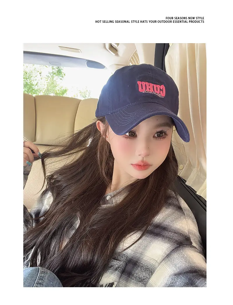 Women's New Letter Embroidered Baseball Cap — feature 11