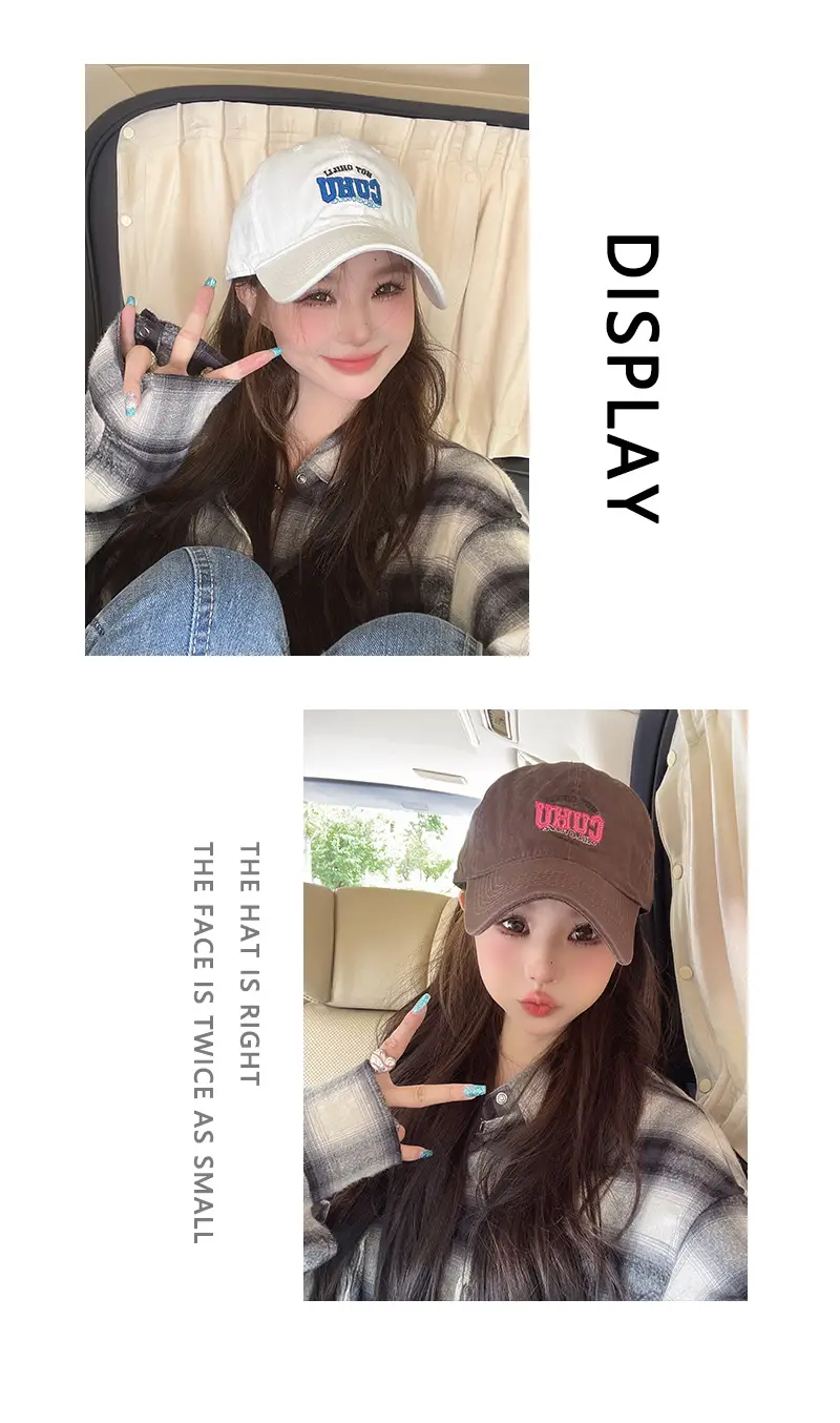 Women's New Letter Embroidered Baseball Cap — feature 12