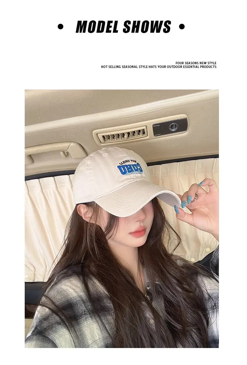 Women's New Letter Embroidered Baseball Cap — feature 5