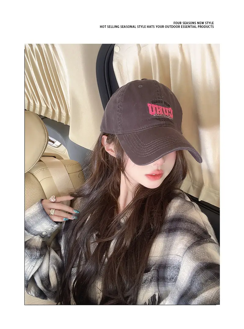 Women's New Letter Embroidered Baseball Cap — feature 8